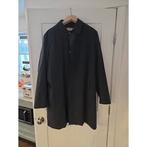 #57 Loro Piana Storm System Rain & Wind Jacket Men's 54 black plaid liner Italy